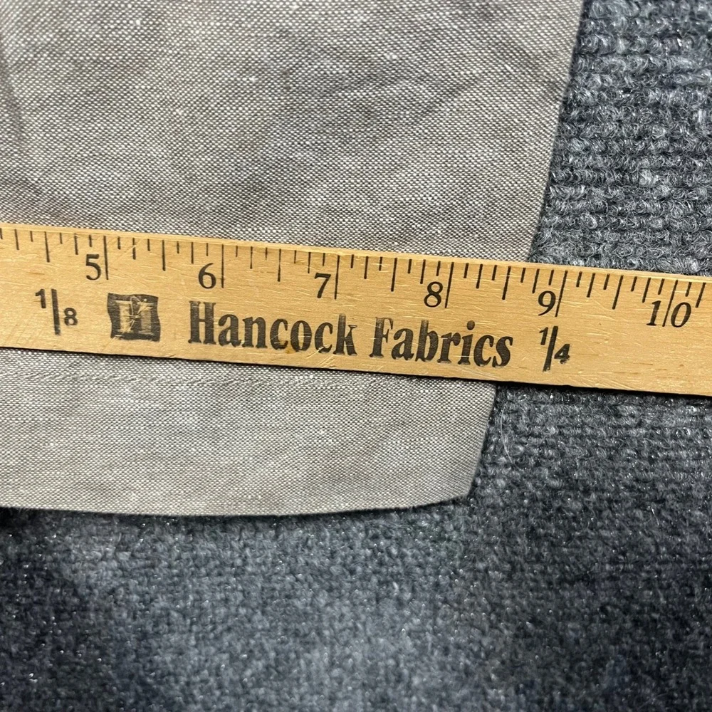 Banana Republic Straight Fit Pants Mens 35/32 Tan Linen Blend Drawstring Casual